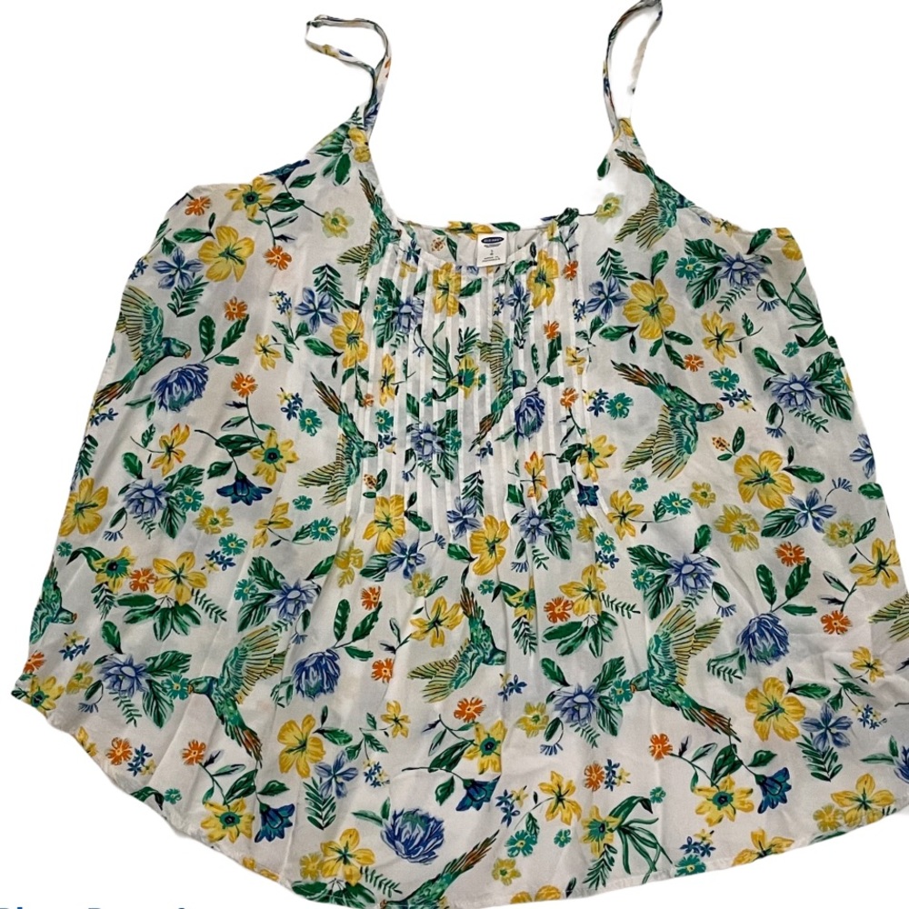 Old Navy Floral Print Tank - Picture 7 of 8